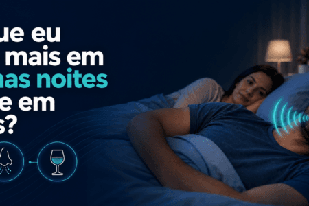 Por que ronco mais em algumas noites