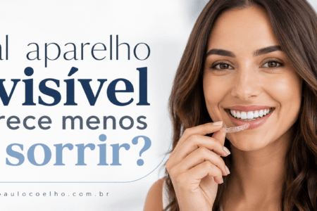 Qual aparelho invisível aparece menos ao sorrir