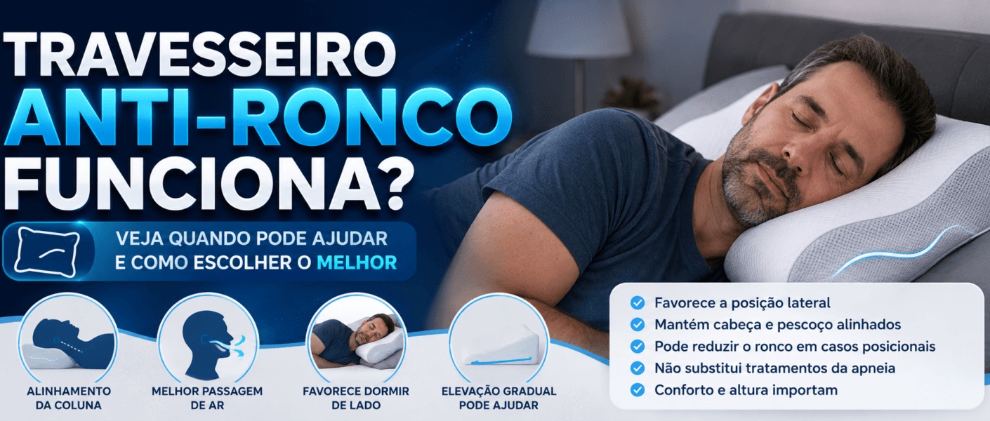 Travesseiro Anti-Ronco Funciona