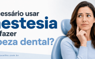 é necessário usar anestesia para fazer limpeza dental