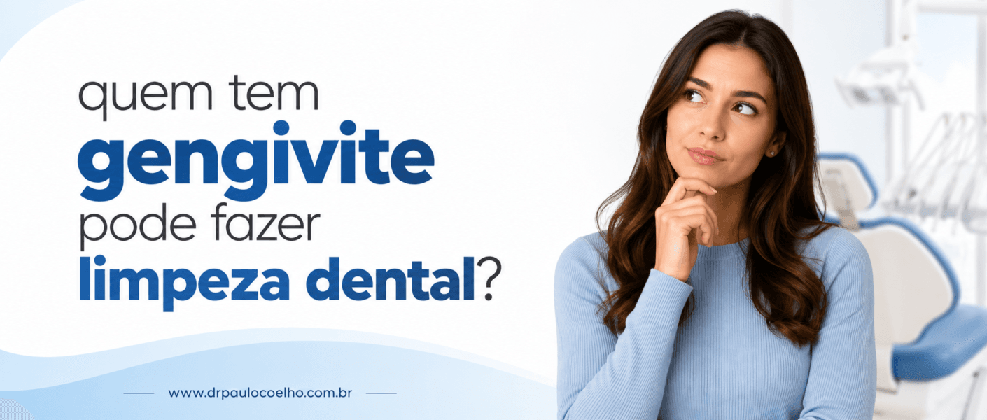 quem tem gengivite pode fazer limpeza dental
